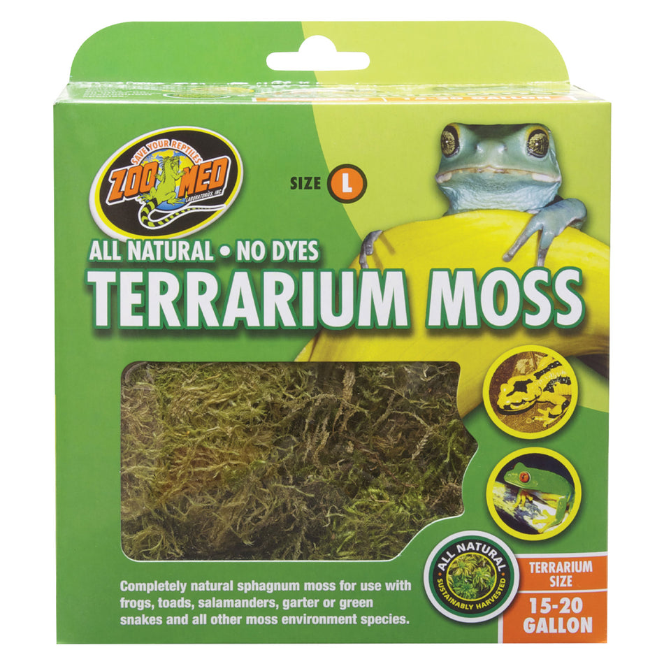 Zoo Med Terrarium Moss - 15-20 Gallon