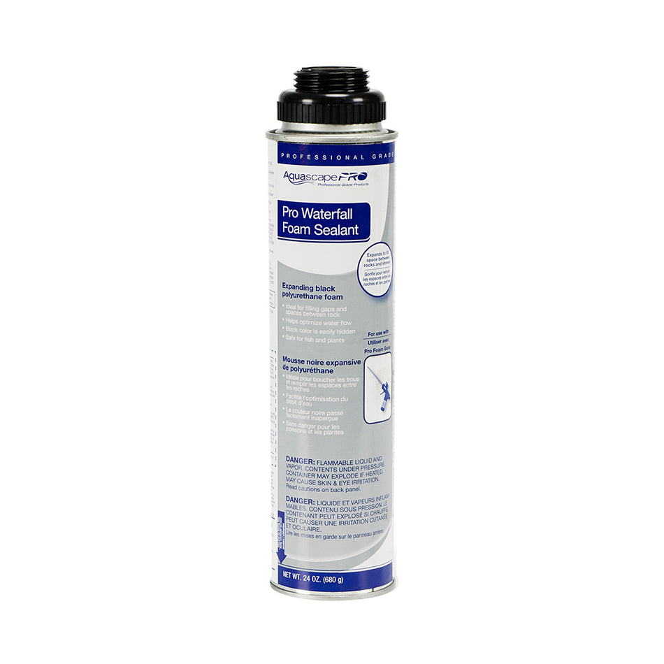 Aquascape Professional Black Waterfall Foam Sealant - 24 oz