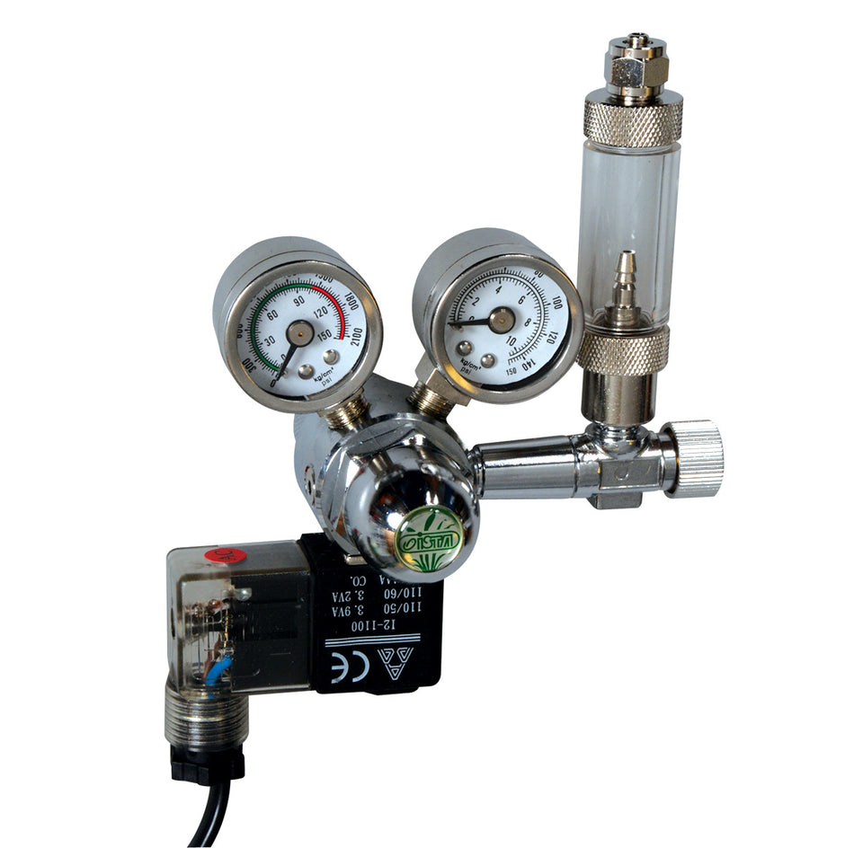 Ista CO2 Controller w/ Solenoid, Bubble Counter & Check Valve