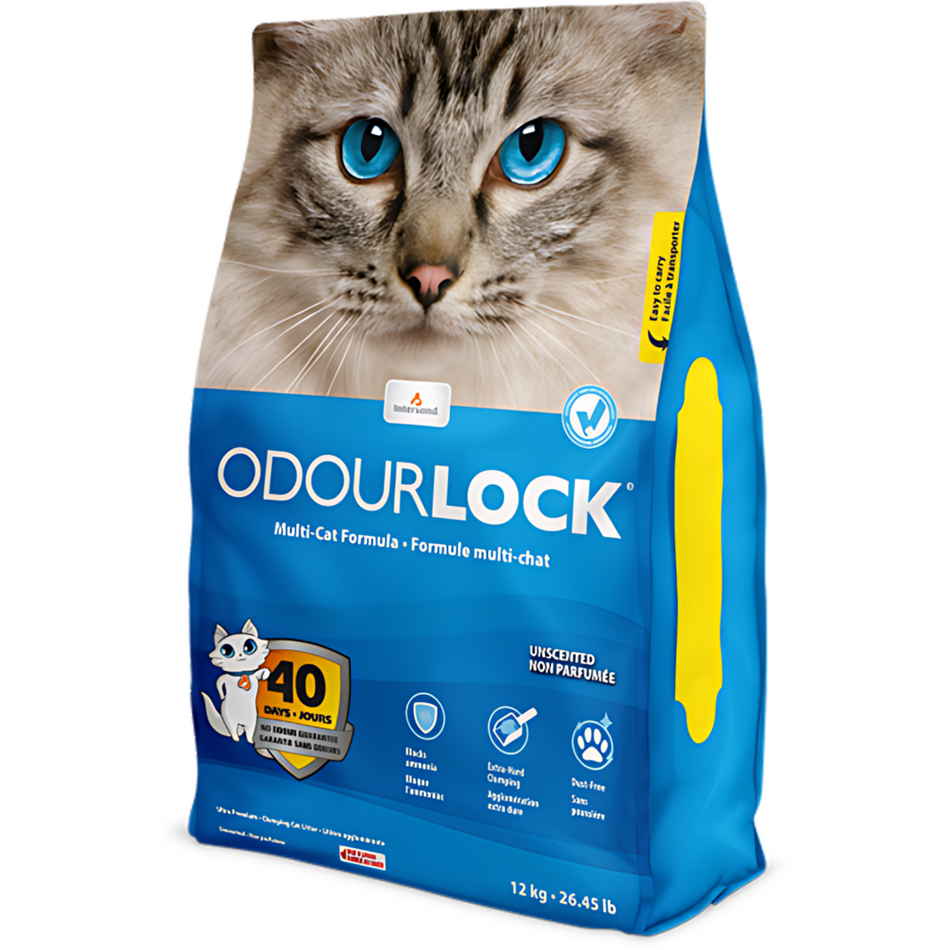 OdourLock Ultra Premium Clumping Cat Litter - 12kg