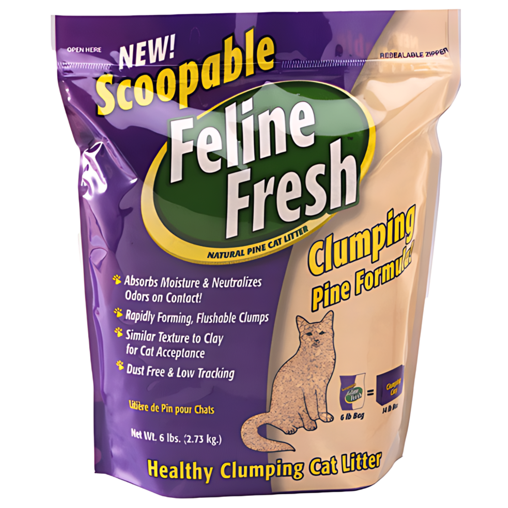 Feline Fresh Clumping Pine Cat Litter