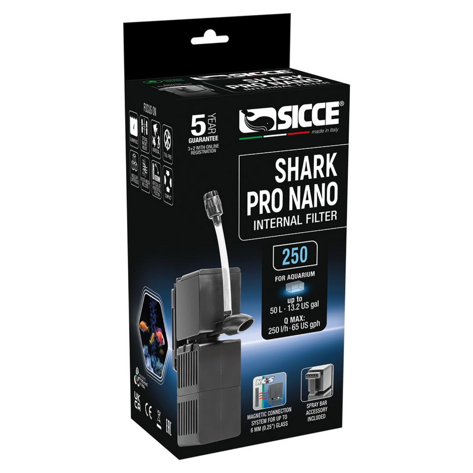 Sicce Shark Pro Nano 250 Internal Filter