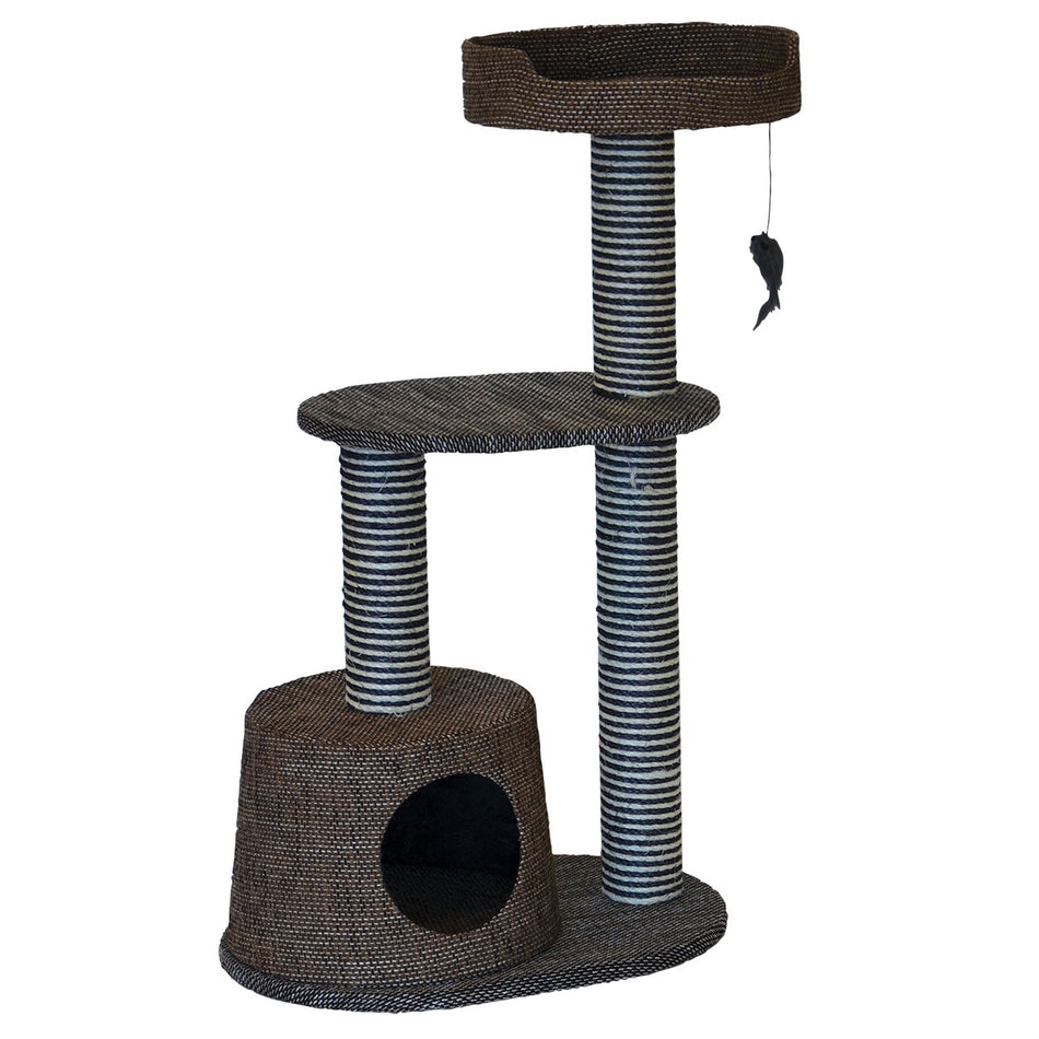 Animal Treasures Cat Tree Scratcher - Bi-Level 36"