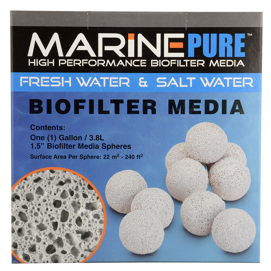 MarinePure Biofilter Media Spheres - 1.5" - 1 gal