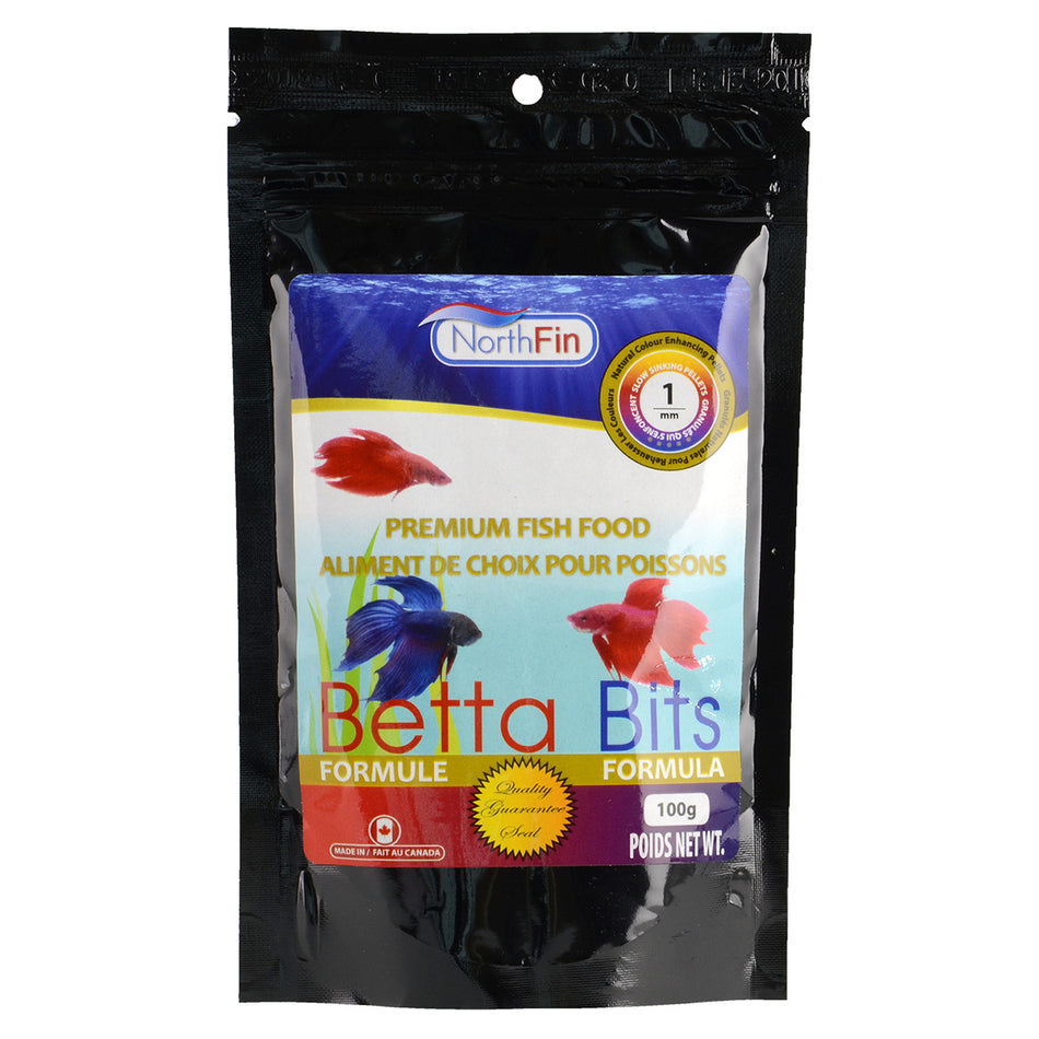 NorthFin Betta Bits - 1 mm - 100 g