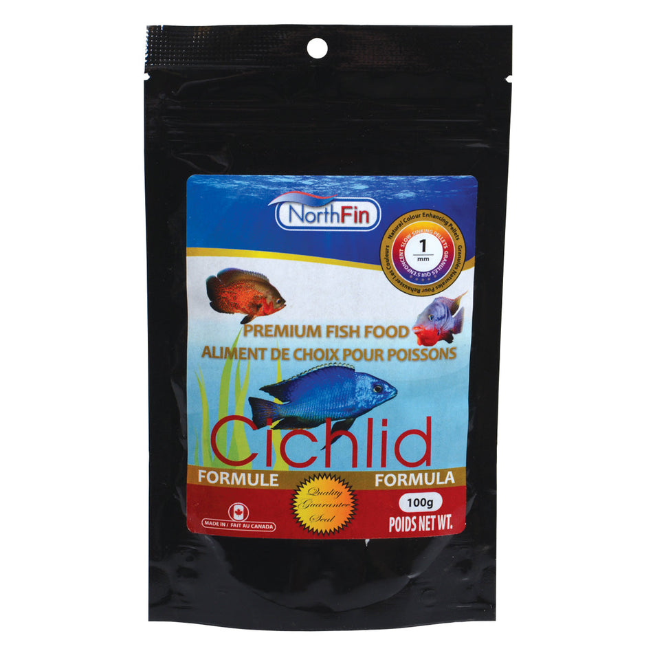 NorthFin Cichlid Formula Sinking Pellets - 1mm