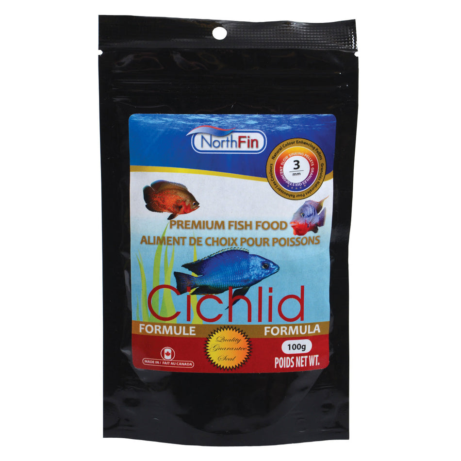 NorthFin Cichlid Formula Sinking Pellets - 3mm