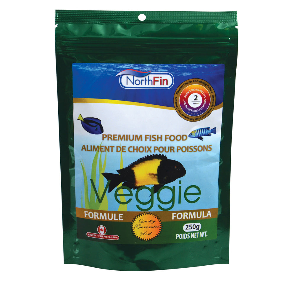 NorthFin Veggie Formula Sinking Pellets - 2mm